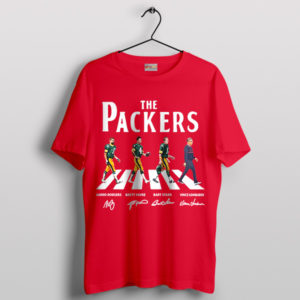 The Packers Football Team Abbey Red T-Shirt