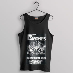 The Ramones Tour Hollywood Palladium Black Tank Top