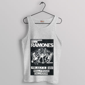 The Ramones Tour Hollywood Palladium Sport Grey Tank Top