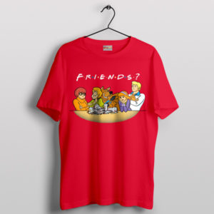 The Scooby Doo Characters Best Friends Red T-Shirt