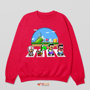 The Super Mario Bros Abbey Road Red Sweatshirt