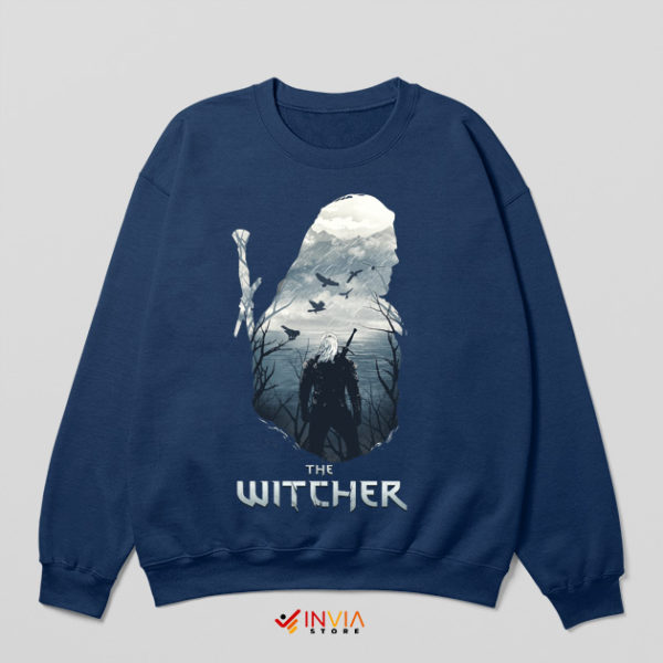The Witcher 4 Liam Hemsworth Navy Sweatshirt