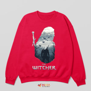The Witcher 4 Liam Hemsworth Red Sweatshirt