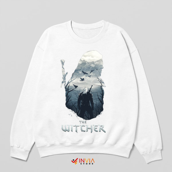 The Witcher 4 Liam Hemsworth White Sweatshirt