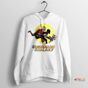 Tintin Adventures with Star-Lord White Hoodie