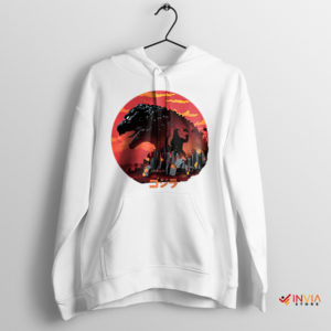 Titanosaurus Godzilla Japanese Art White Hoodie