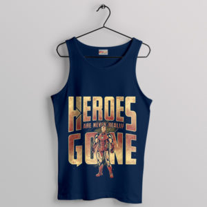 Tony Stark Speech Iron Man Endgame Heroes Navy Tank Top