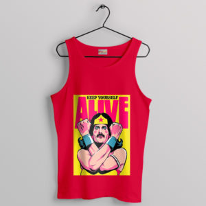 Tribute Keep Yourself Alive Freddie Red Tank Top