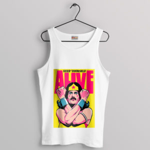 Tribute Keep Yourself Alive Freddie White Tank Top