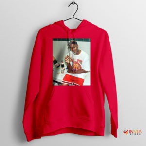 Tribute NBA Michael Jordan Smoke Red Hoodie