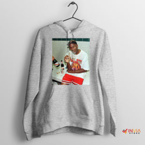 Tribute NBA Michael Jordan Smoke Sport Grey Hoodie