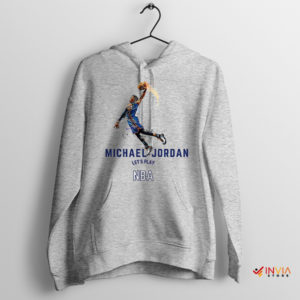 Triple Play Michael Jordan Nike Sport Grey Hoodie