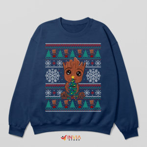 Ugly Christmas Baby Groot Holiday Sweatshirt