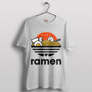 Vegetarian Ramen Adidas Samba Sport Grey T-Shirt