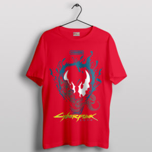 Venom Marvel Movie Cyberpunk 2077 Red T-Shirt