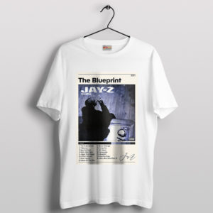 Vintage Album The Blueprint Tracklist White T-Shirt