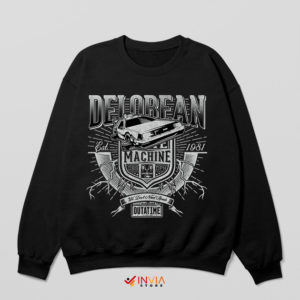 Vintage Back to the Future Delorean Sweatshirt