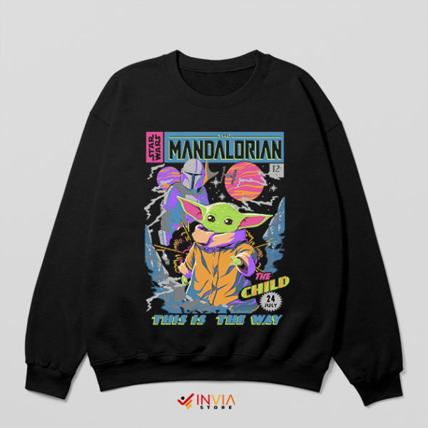 Vintage Comic Series Grogu Season 3 Sweatshirt