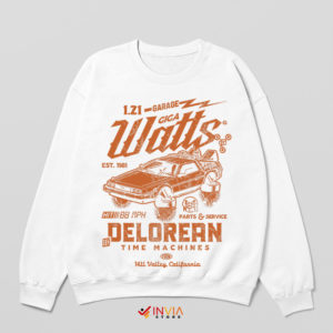 Vintage DMC Delorean Engine Sweatshirt
