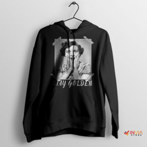 Vintage Face Betty White Young Quote Hoodie