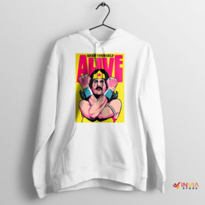 Vintage Freddie Keep Yourself Alive White Hoodie