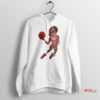 Vintage Jordan Bulls Jersey Caricature NBA Hoodie