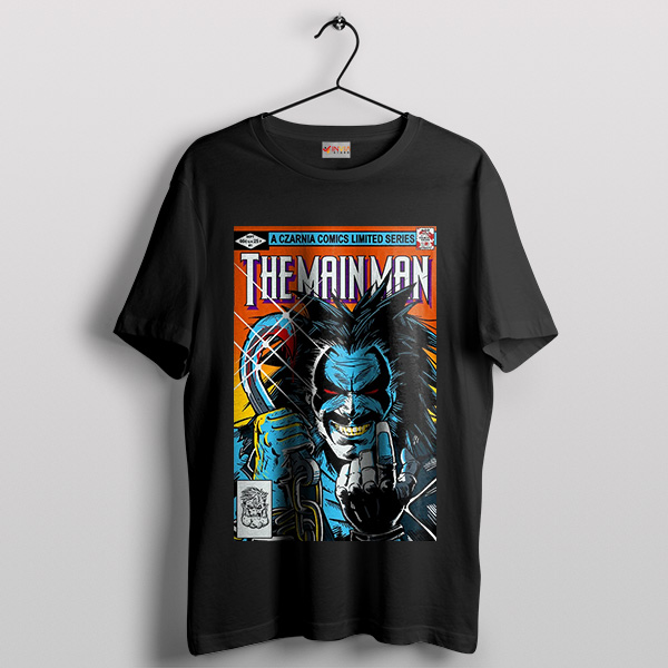 Vintage Lobo The Main Man Comic Black T-Shirt