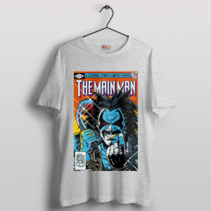 Vintage Lobo The Main Man Comic Sport Grey T-Shirt