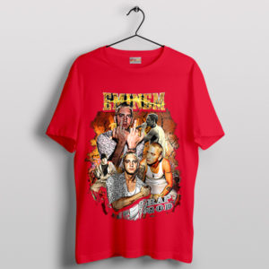 Vintage Merch Lose Yourself Eminem Red T-Shirt