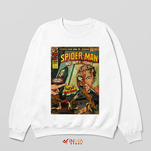 Vintage No Way Home Spider Comic Sweatshirt