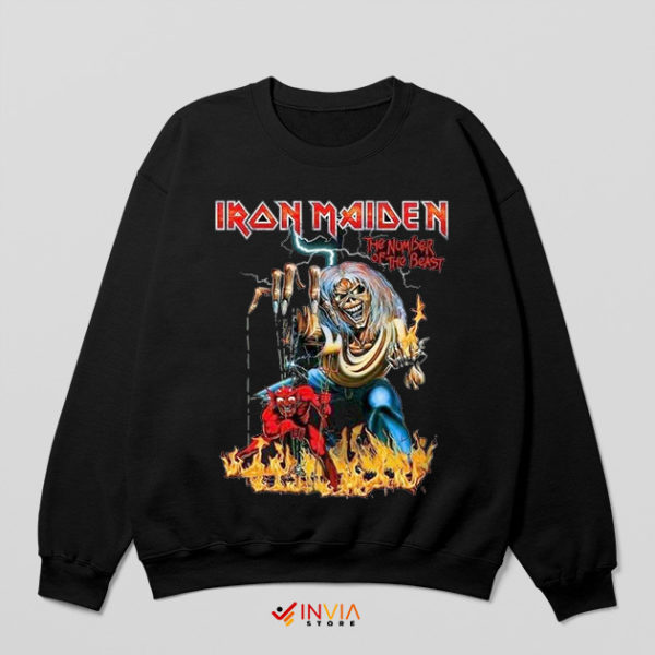 Vintage Number of the Beast Cover Art Sweatshirt