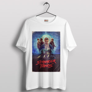 Vintage Poster Art Stranger Things 5 White T-Shirt