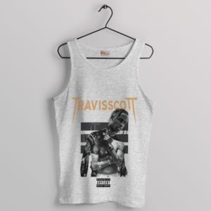 Vintage Poster Art Travis Scott Songs Sport Grey Tank Top