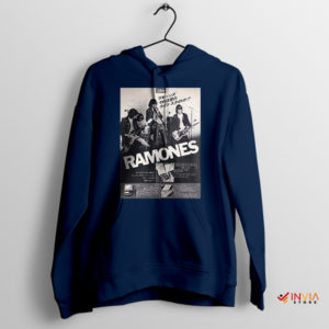Vintage Tour Japan Ramones Leave Home Navy Hoodie