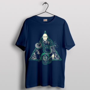 Voldemort Patronus Harry Potter Houses Navy T-Shirt