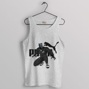 Wakanda Forever Merch Puma Ultra Sport Grey Tank Top