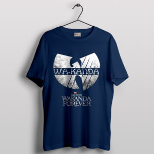 Wakanda Forever Movie Wu-Tang Clan Navy T-Shirt