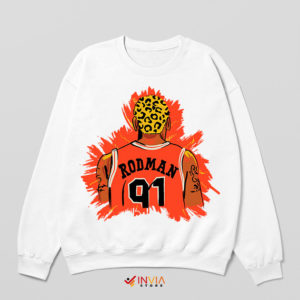 Watercolor Dennis Rodman Championships Sweatshirt