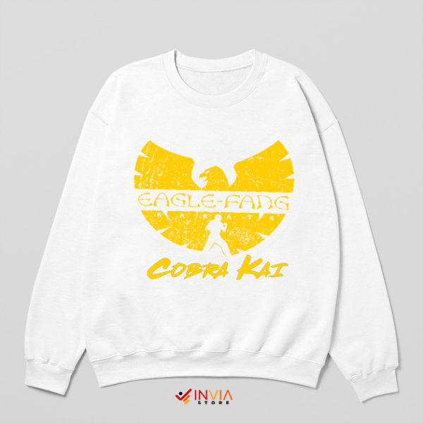 Wu Tang Clan Eagle Fang Karate White Sweatshirt