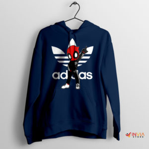 X-Men Deadpool 3 Adidas Tracksuit Navy Hoodie