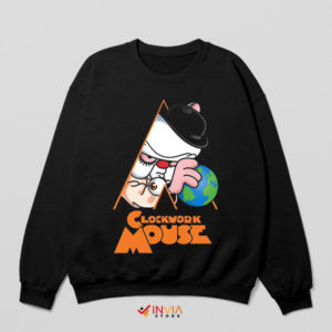 A Clockwork Movie Brain Pinky Sweatshirt