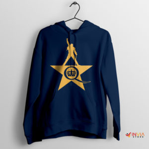 A Star Among Stars Freddie Mercury Navy Hoodie