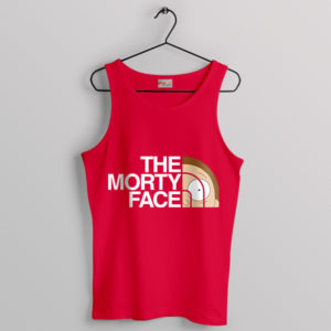 Adventure The North Morty Face Red Tank Top
