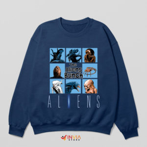 Alien Invasion Movies The Bunch Navy Sweatshirt