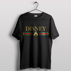 Art Disney House of Gucci Black T-Shirt