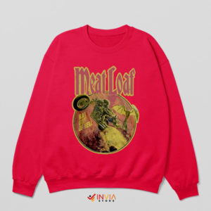Bat Out of Hell Classic Meat Loaf Red Sweatshirt