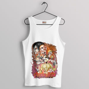 Best Anime Attack on Titan Endgame White Tank Top