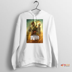 Book of Boba Fett Poster Art White Hoodie