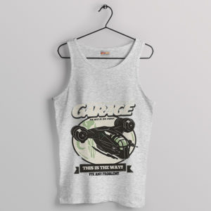 Bounty Hunter Style Razor Crest Sport Grey Tank Top
