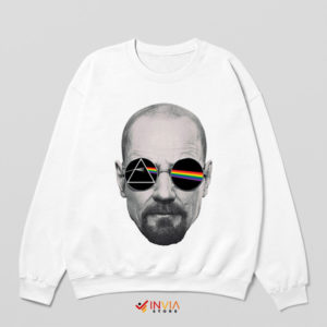 Breaking Bad Meets Pink Floyd White Sweatshirt